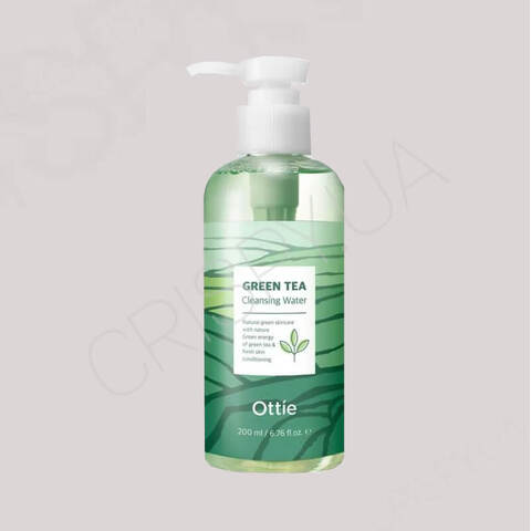 Вода для зняття макіяжу, що очищає Green Tea Cleansing Water Ottie - 200 мл